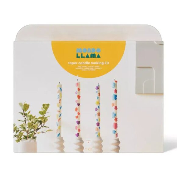 Colorful Taper Candle Making Kit - Mondo Llama - Picture 1 of 11